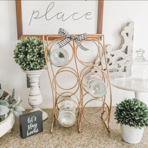 Gold Wine Rack - Picture 4 of 6